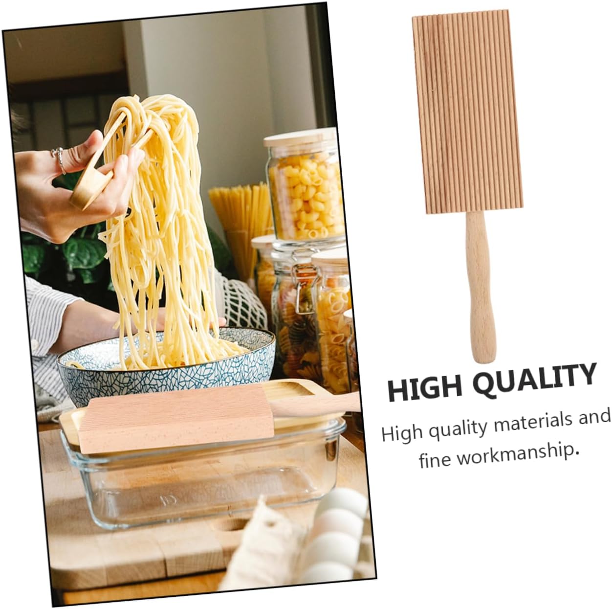 2pcs Wooden Pasta Makers Boards for Homemade Italian Cuisine Space-saving Kitchen Tools Safe and Material for Cooking Enthusiasts image 2