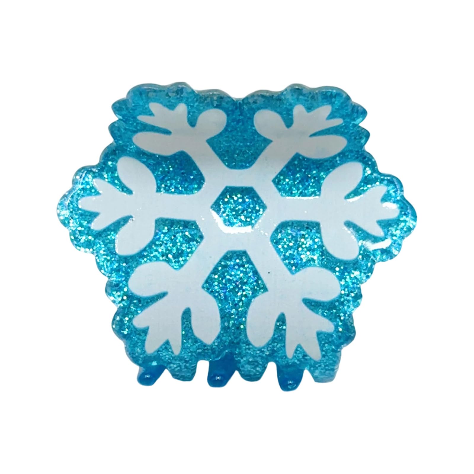 YUXITA Christmas Hair Accessories Sparkling Acrylic Designs For Holiday Parties And Family Gatherings Safe Hair Clips
