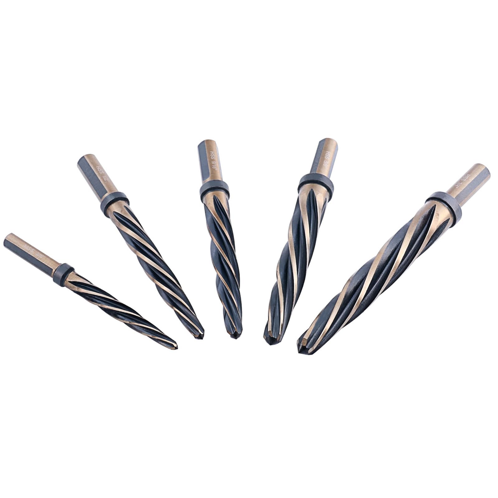 Accusize Reamer Set - 5 Sizes, Premium Quality -6