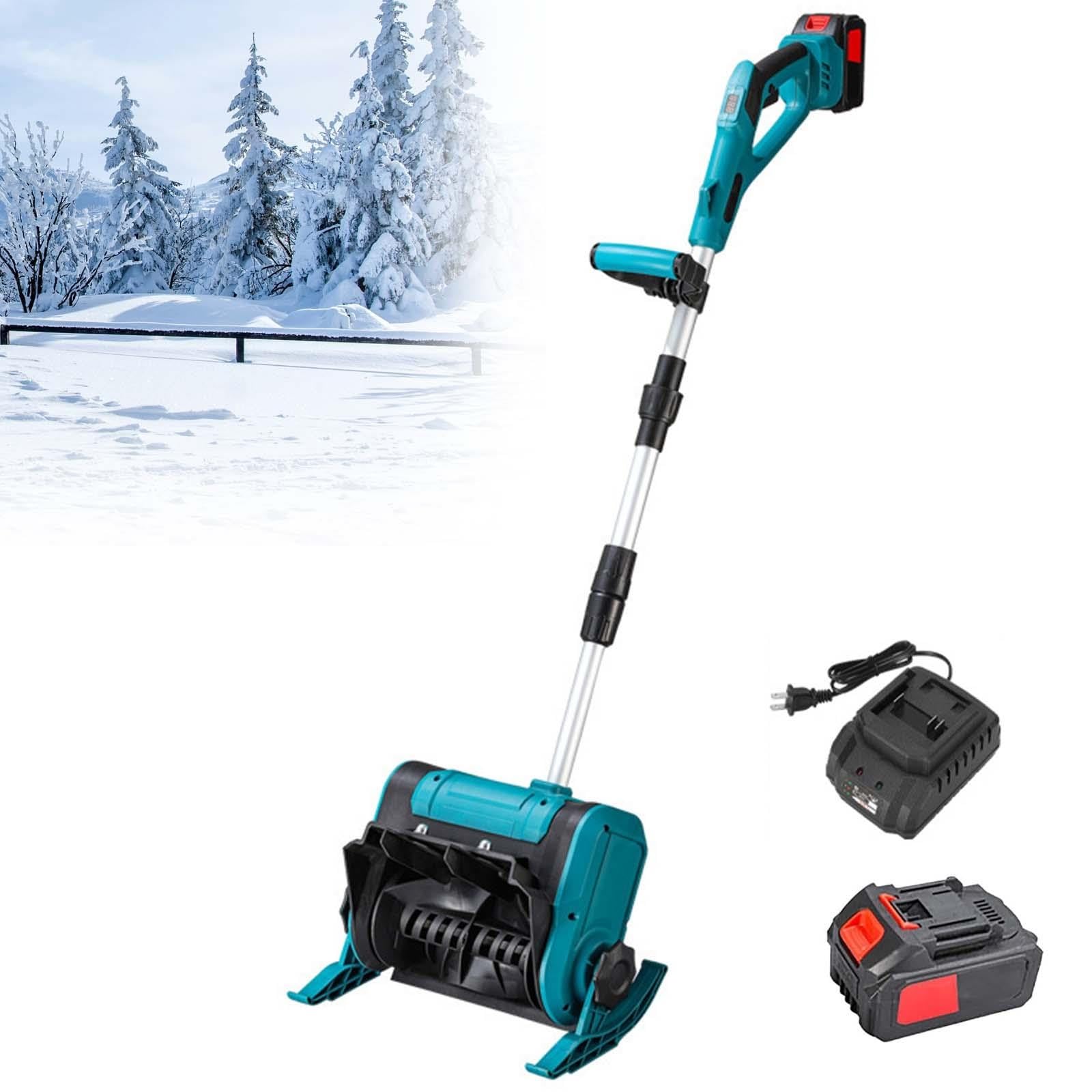 Soplador De Nieve Inalámbrico De 1200 W, Barredora De Nieve Manual