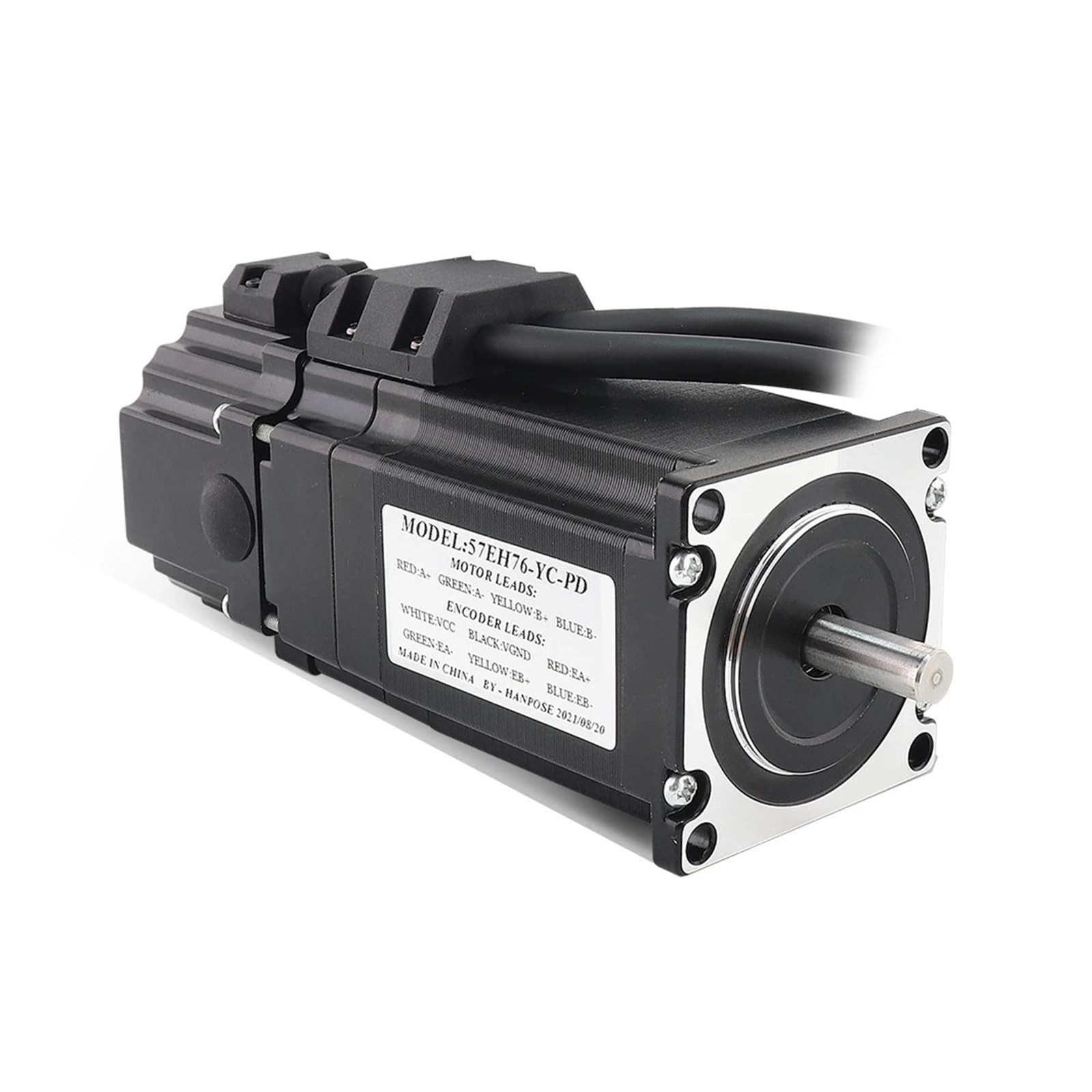 schrittmotorsatz Servomotor 57EH76-YC-PD + CL57-BK Treiber Permanentmagnetbremse Closed-Loop-Motor 4,0 A 2,2 Nm 83/100 mm Schrittmotor nema23(57EH100-YC-PD-CL57-K)