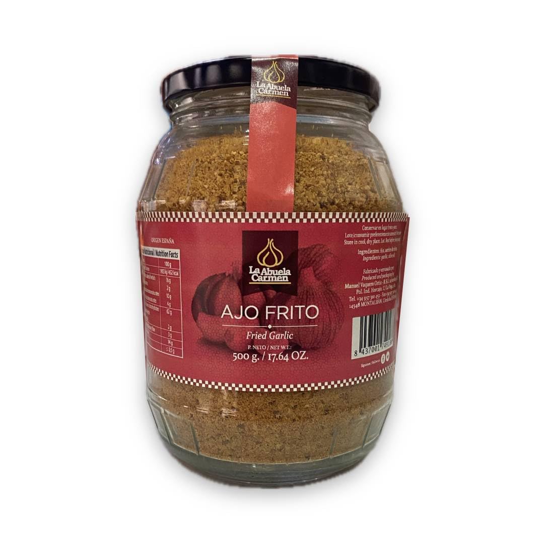 La Abuela Carmen - Ajo Frito Picado | 500 g | Ajos y aceite de oliva.