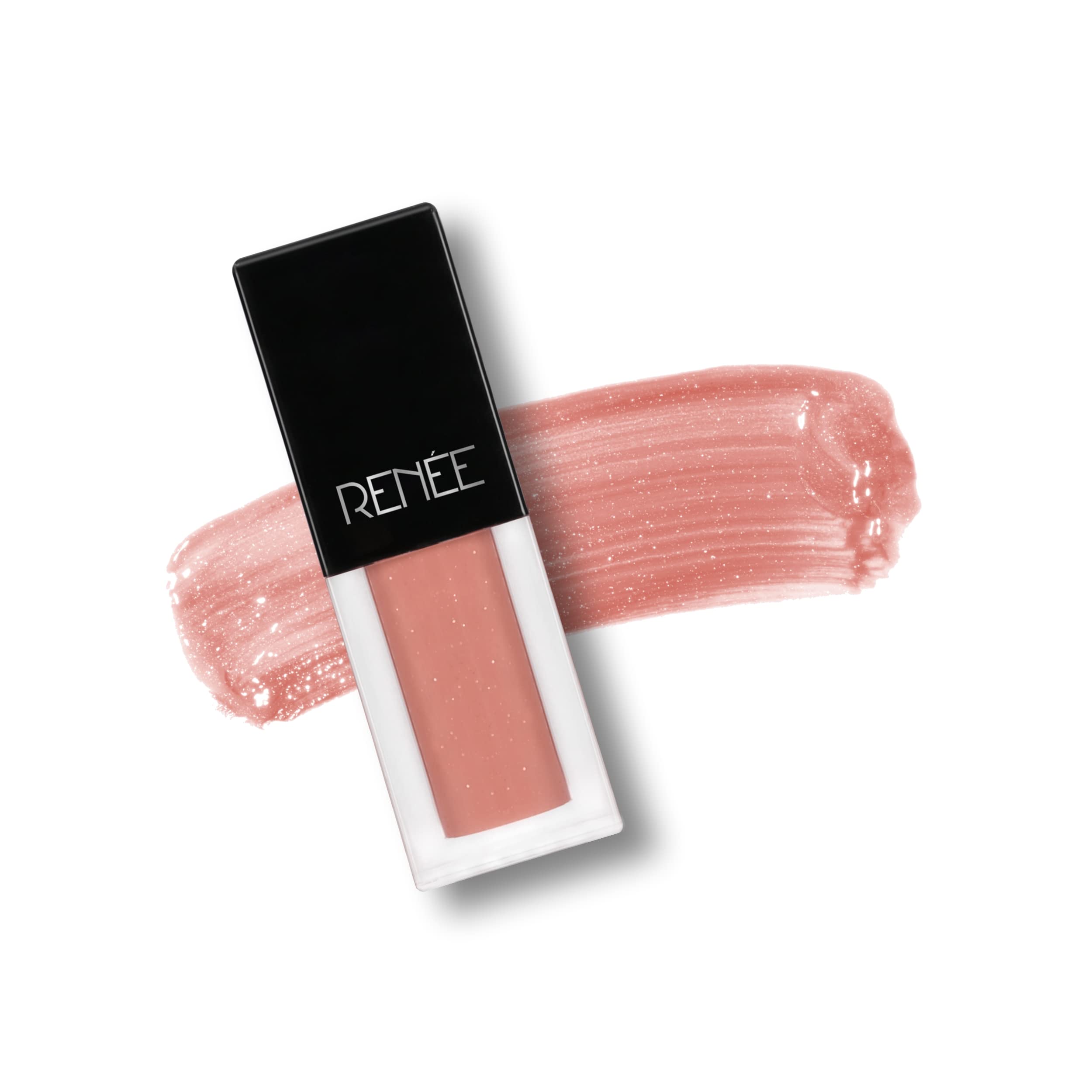 RENEE See Me Shine Lip Gloss - No Show Nude l Long Lasting & Moisturizing Impact l Nourished Finish l Ultra Glossy Feel l Non-Sticky, Hydrating Formula l Infused with Jojoba Oil & Vitamin E l 2.5 ml 1