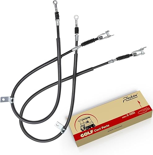 Roykaw Kit de cables de freno de carrito de golf con núcleo de acero inoxidable para Yamaha G8G14G16G19G22 2003 en adelante G & E modelos, cables