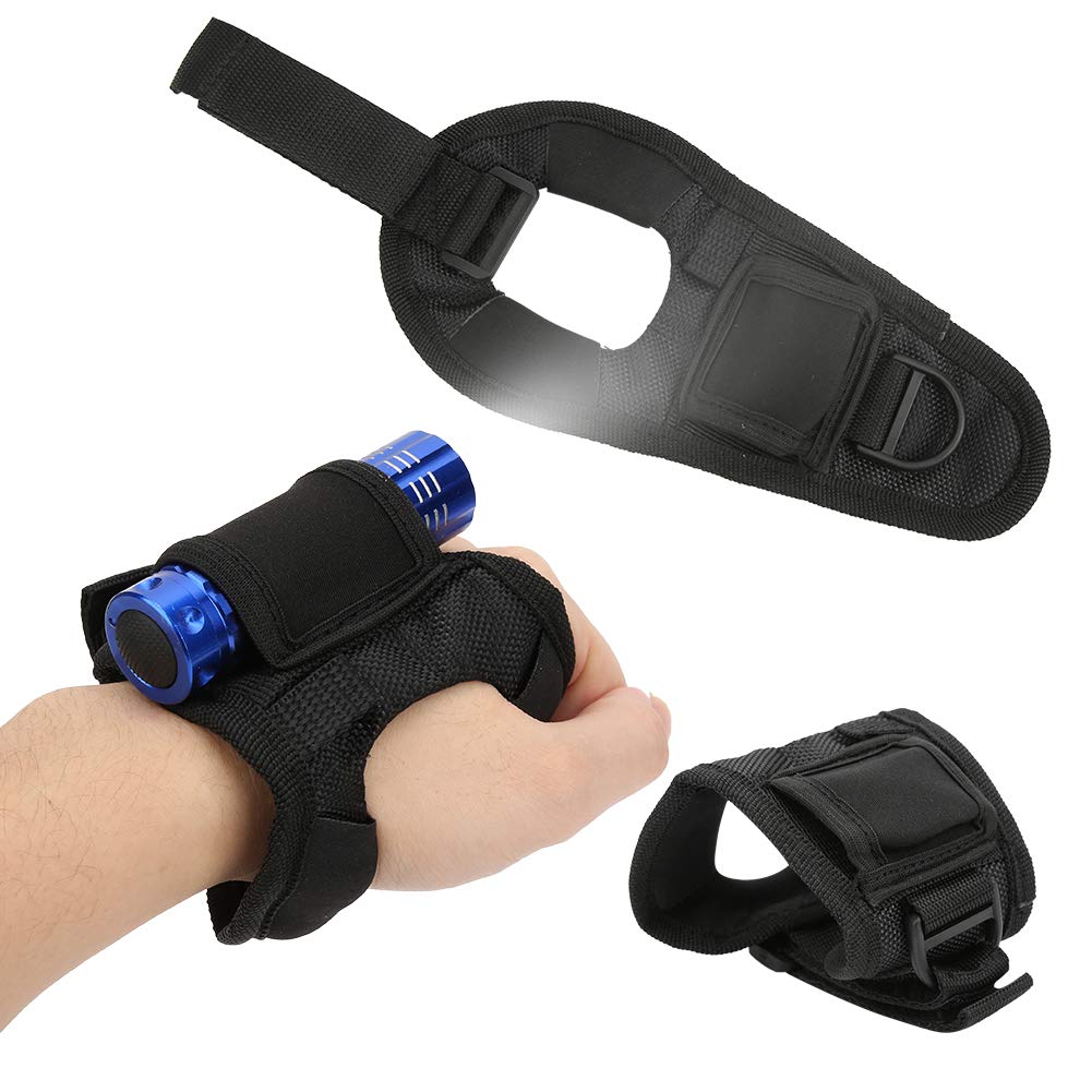 Torch Pouch, Black Universal Concept Design Flashlight Holster Sponge for Flashlights(Diving torch case)