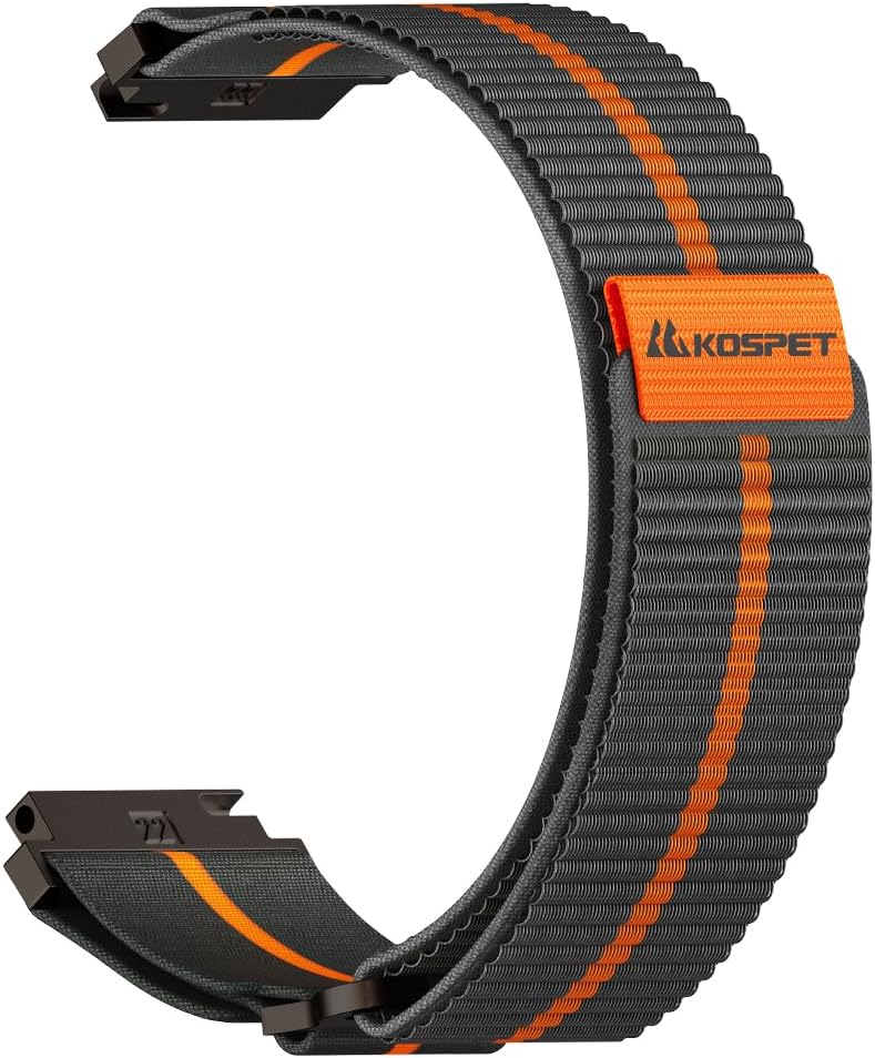 KOSPET 22mm Braided strap for Magic P10 R10 Smart Watch (Black)
