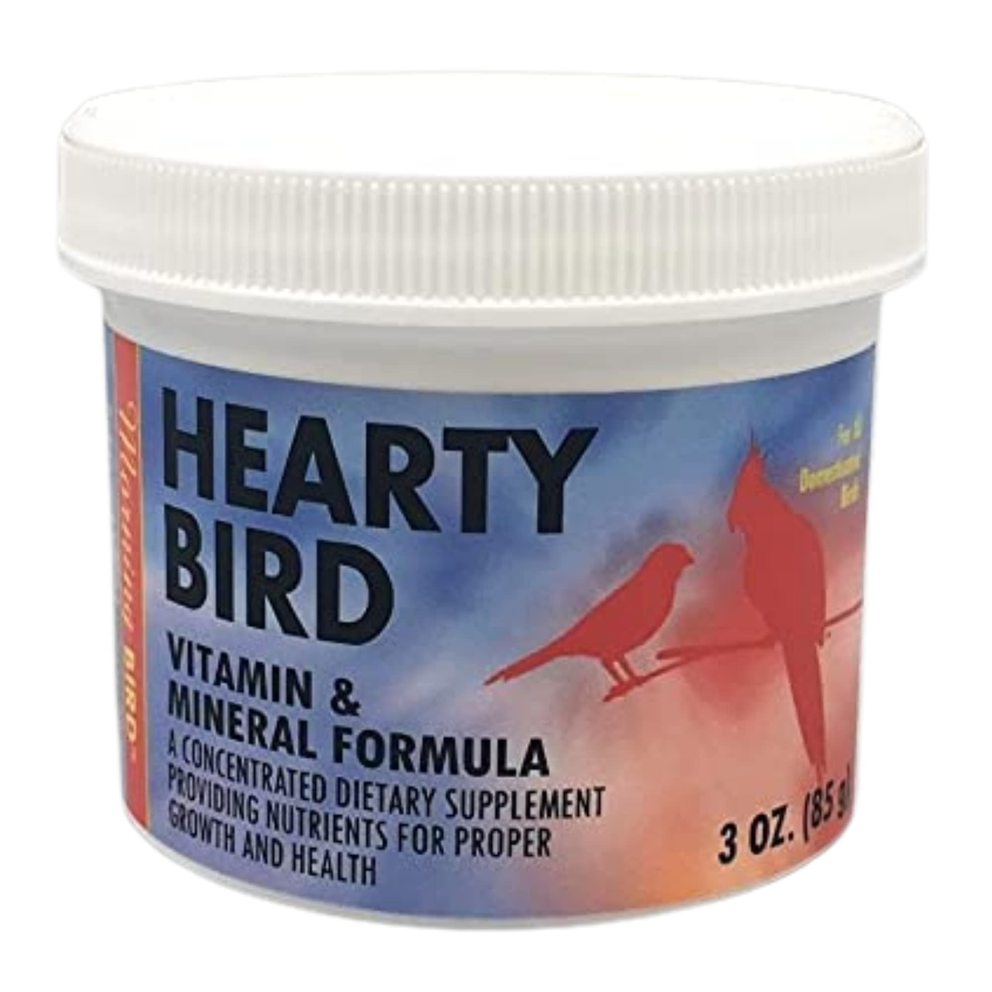 Morning Bird Hearty Bird Vitamin/Mineral Formula, Natural Human Grade Ingredients, Pesticide-Free, Daily Use, 3 oz