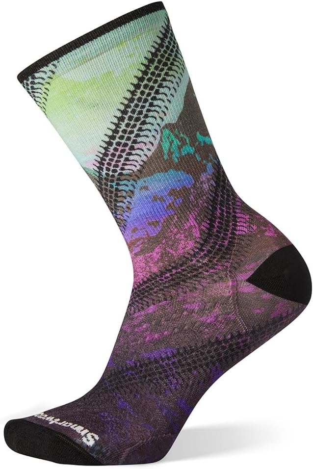 Smartwool Women's Performance Cycle Zero Cushion Mountain Print Crew
