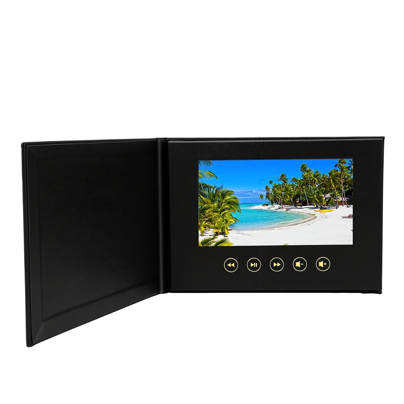 Annadue Carte Vidéo de 7 Pouces avec Type C pour Mariage