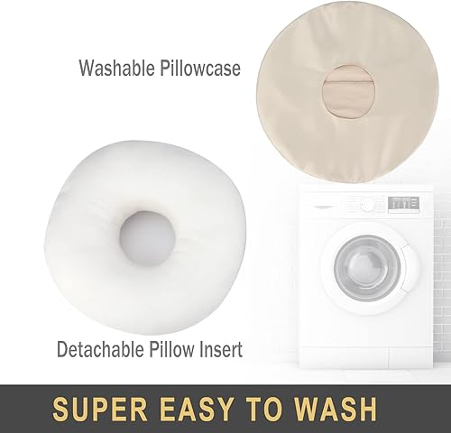 Miniatura 3 de Funda de almohada de seda suave con agujero para piercing de oreja, funda de almohada de seda para cabello y piel, duermen de lado, dolor de oído,