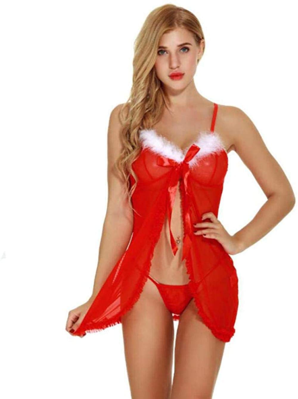 Set di Biancheria da Donna Lingerie Erotica Babydoll Pigiama Set di Lingerie Sexy Biancheria Intima Erotica Sexy Costumi da Bambino Abbigliamento da Notte
