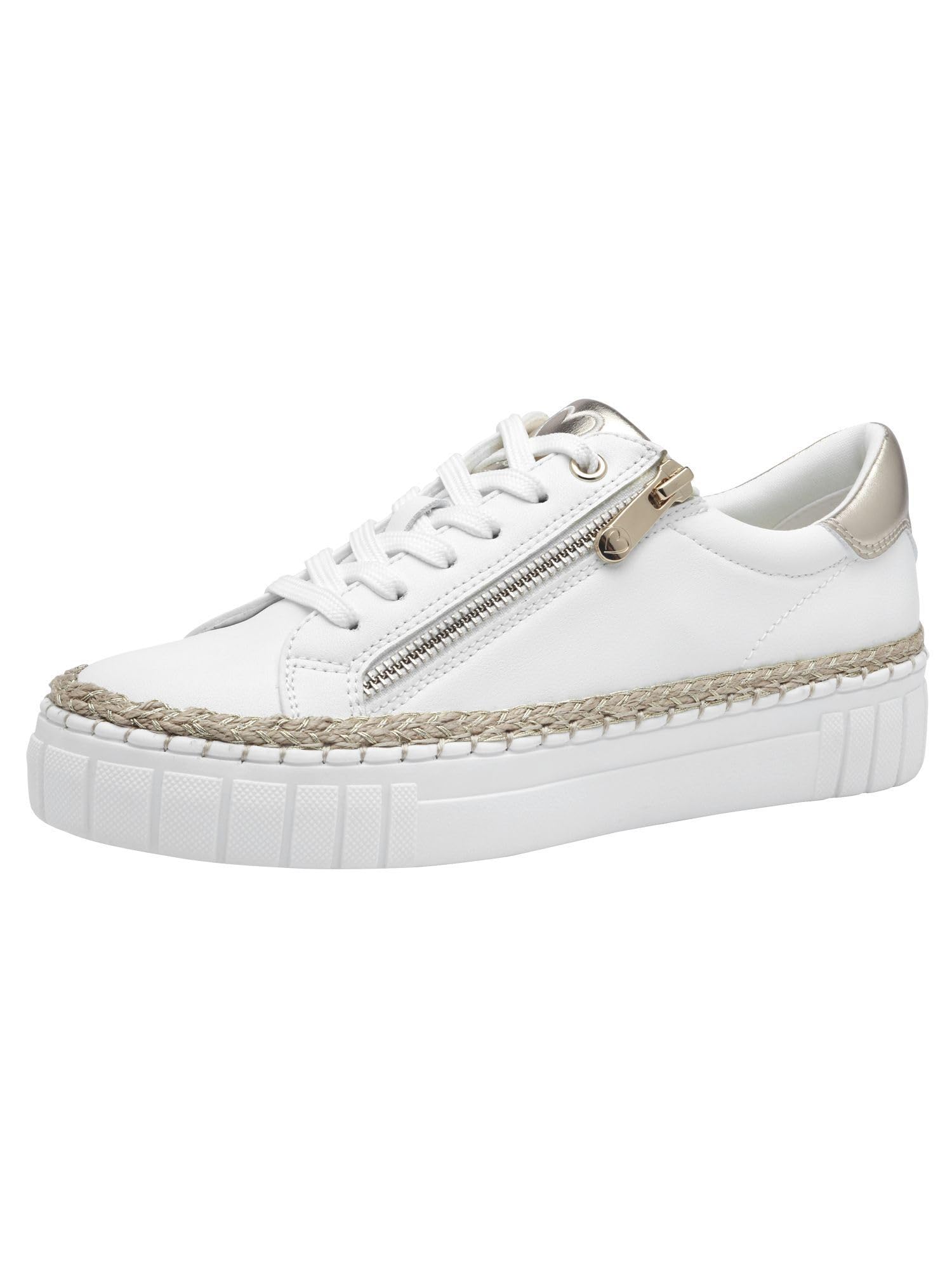 Marco Tozzi Women's 2-23773-44 Trainers, White, 39 EU, White, 7 UK