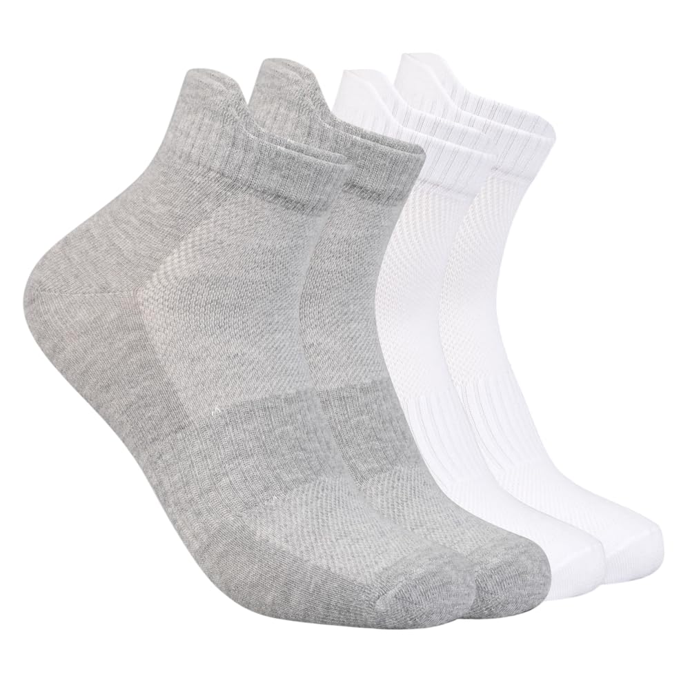 Vayu Lifestyle Ankle-Length Cotton Socks for Men-Women Anti-Odor Nylon Socks Combo for Active & Casual Wear Socks-image-0