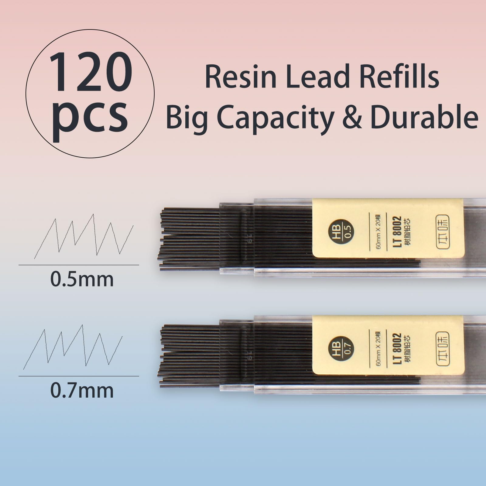 Amazon.co.jp: ITAWIXS 6本セット 美しいシャープペンシル 0.5 & 0.7