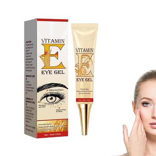 DeiKea Vitamin E Eye Cream,Anti Wrinkle Lifting Firming Remove Dark Circles Eliminate Eye Bags Anti Age Anti Puffiness Eye Repair Cream (1 pcs)