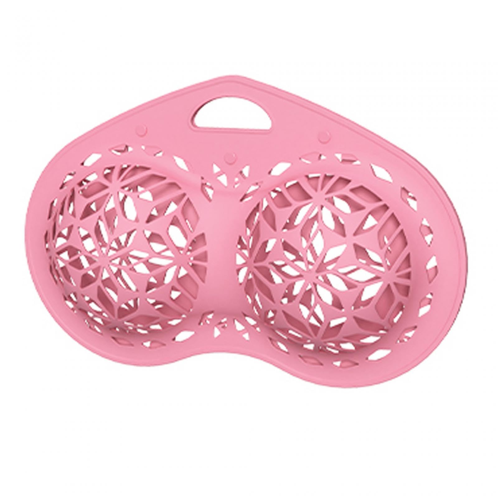 Lot de 3 sacs de lavage en silicone pour soutien-gorge de sport, écharpe, cravates, rose, 380 x 247 x 67 mm