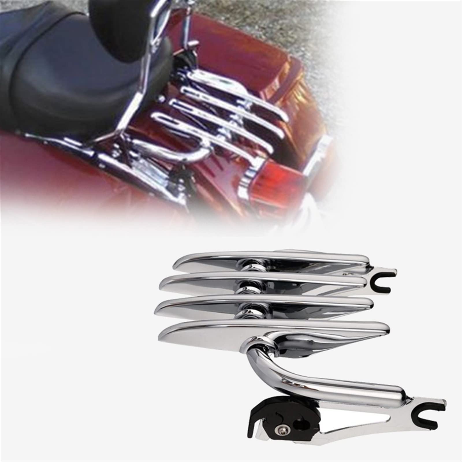 Porte-bagages sissy bar amovible dossier moto FLTRXSE2 Road Glide Touring