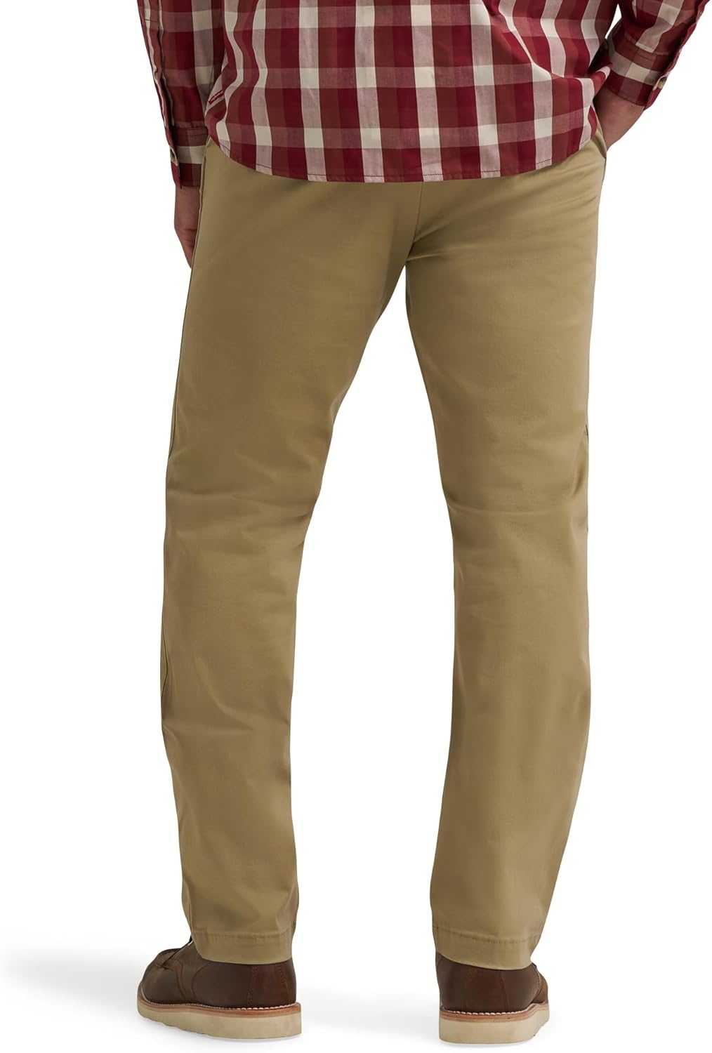 Wrangler Authentics Mens Men's Straight Fit Flat Front Chino - Image 3
