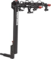 Yakima DoubleDown 4 Tilting Hitch Bike Rack - Carries 4 Bikes, Fits 1.25" & 2" Hitches for Cars, SUVs, Trucks