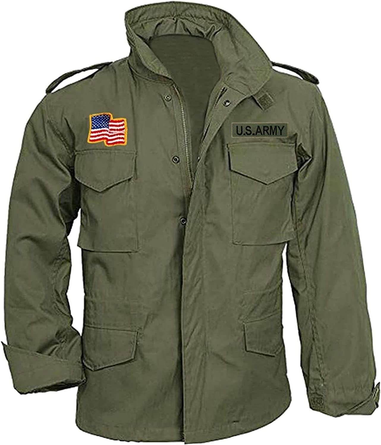 Men's M65 Field Military Commander John First Blood US Army Cotton Jacket