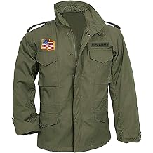 Mens M65 Field Military Commander John First Blood US Army Cotton Jacket