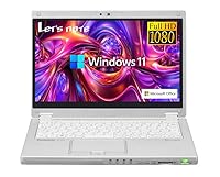 Panasonic Let's note CF-MX5 ■12.5インチFHD(1920x1080) タッチパネル / 第6世代Core i5-6300U＠2.4GHz / メモリ8GB / SSD 512GB / Webカメラ内蔵 / Win11搭載 /Office H&B 2019 (整備済み品)