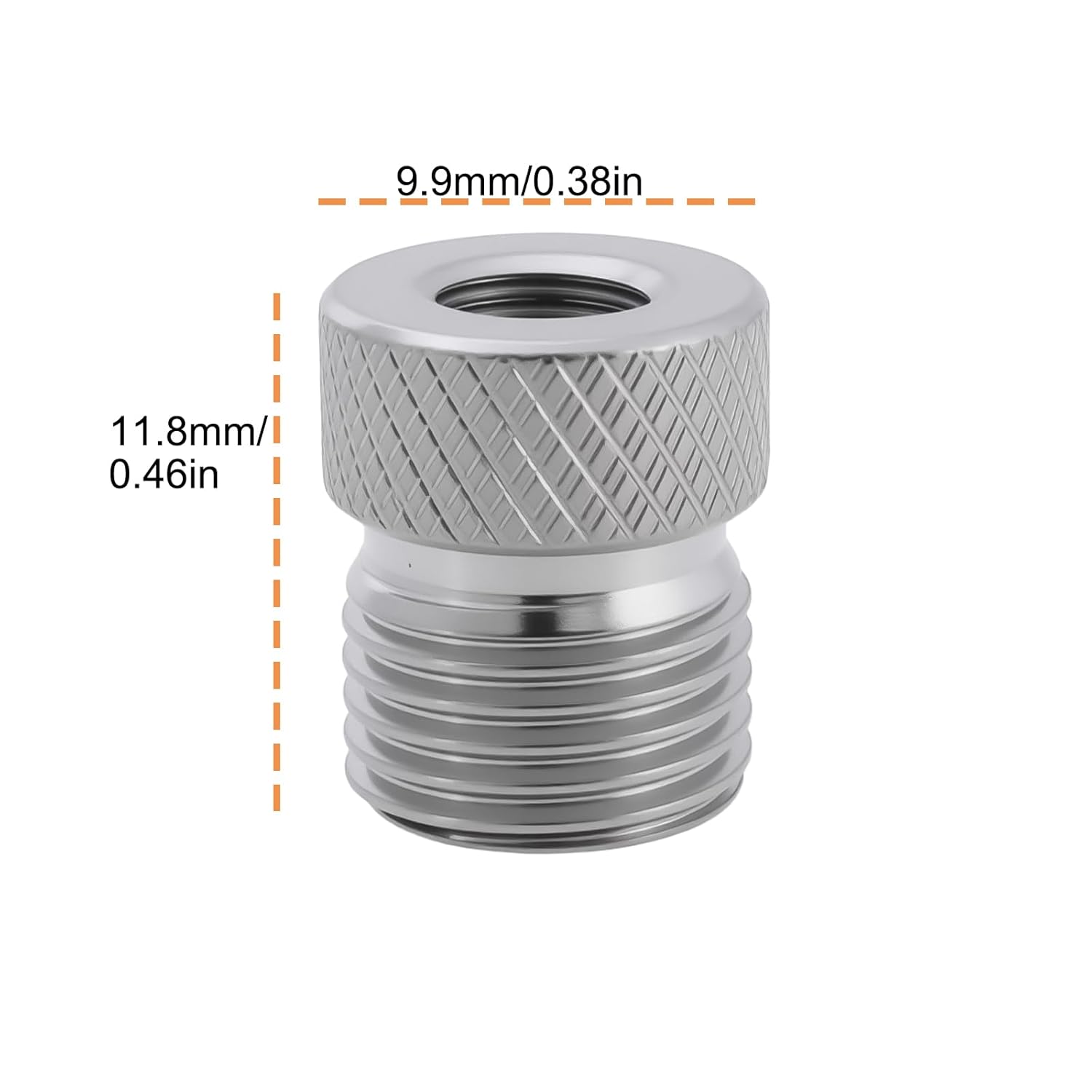 3Pcs Airbrush Hose Adaptor G1/8 BSP Male Brass Conversion Adapter Compatible with Badger Airbrush