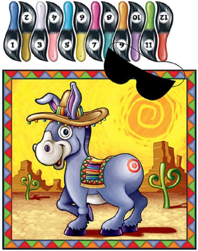 Donkey Game (mask & 12 tails included) Party Accessory (1 count) (1/Pkg)