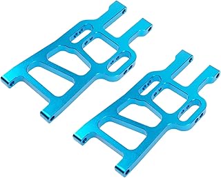 Vgoohobby Metal Front Lower Suspension Arm Upgrade Part 08005 Compatible with Redcat Racing HSP 94111 1/10 RC Car Truck (Blue)