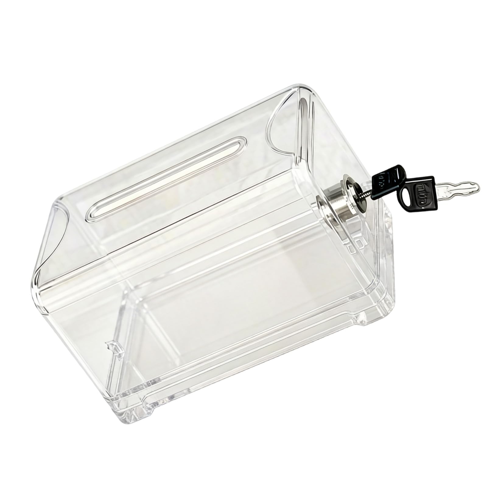 BOYANDM Sturdy Lockable Acrylic Comment Box for Schools Offices and Organizational Feedbacks Multipurpose Acrylic Case