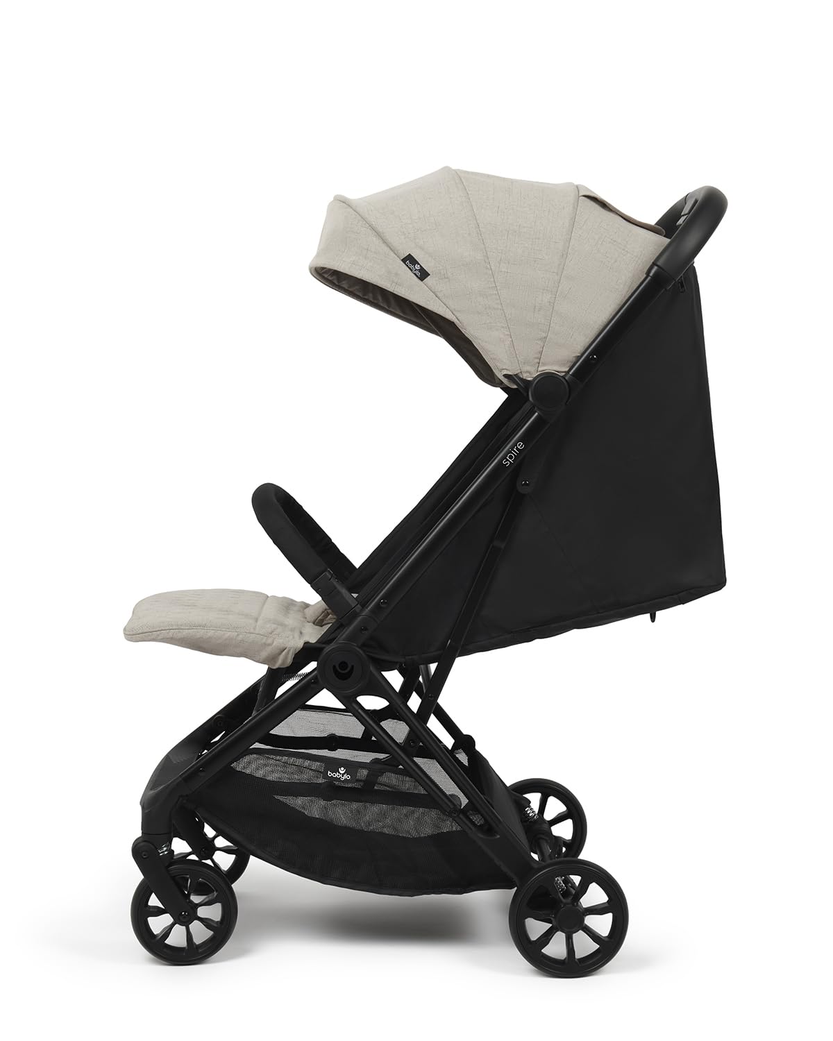 Babylo Spire Auto wózek kompaktowy składany jedną ręką, urodzenie do 22 kg (ok. 4 late), latte