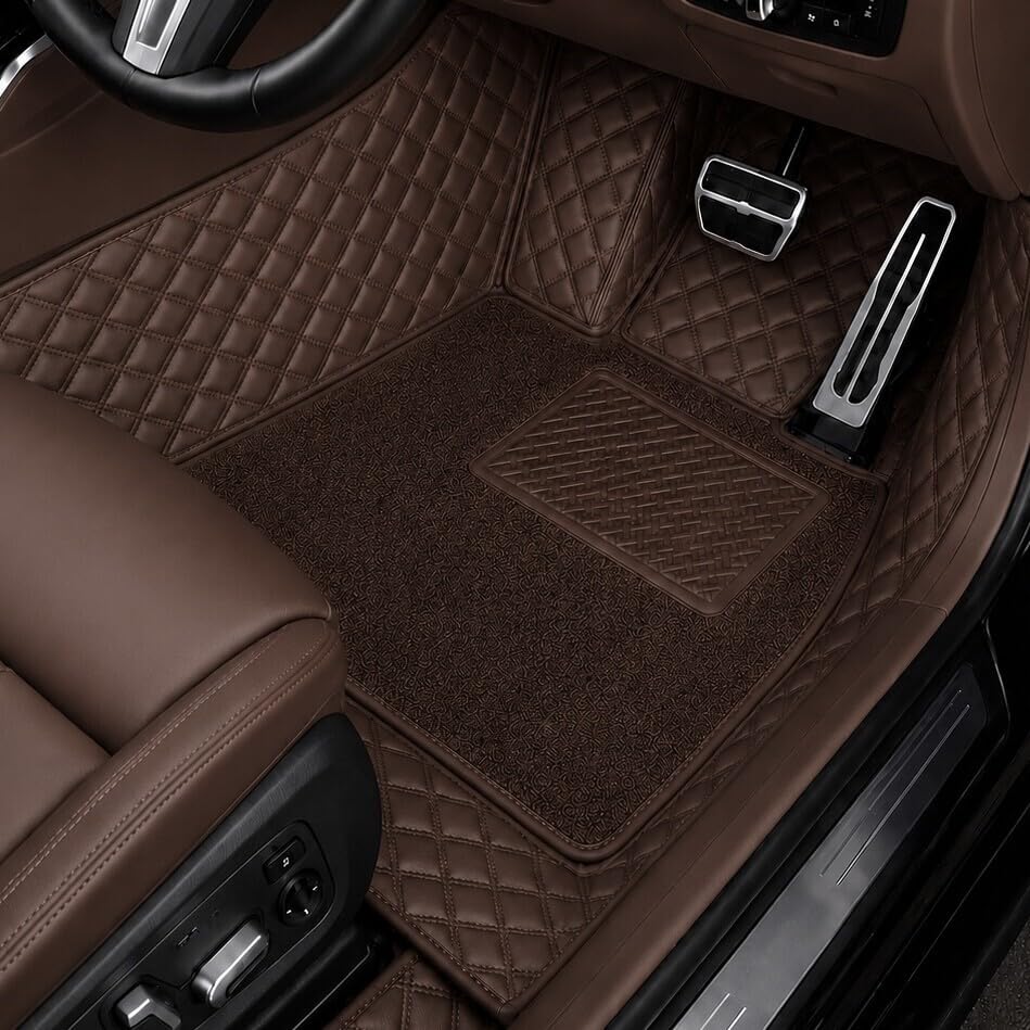 Image of 7D Car Floor Mat for Hyundai Venue 2025-2026 | Coffee