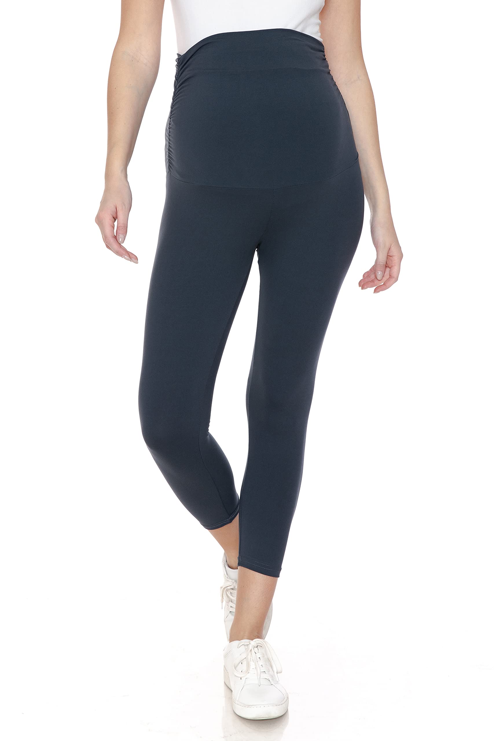 Leggings Depot Leggings premaman da donna, sopra la pancia, stile casual, per yoga