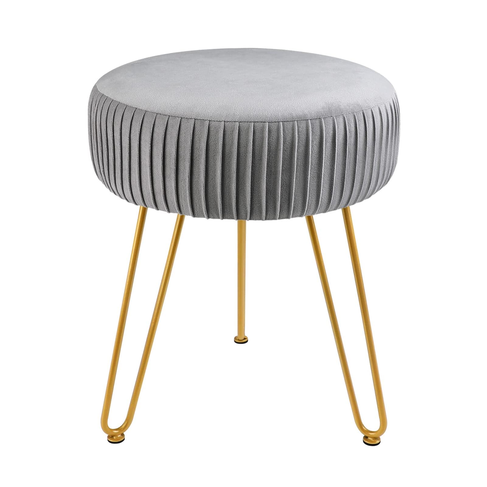 Chaise plissée rembourrée pour sublimer l'ambiance de votre chambre à coucher