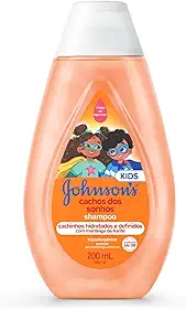 Johnson's Baby Shampoo Infantil Para Cabelos Cacheados Cachos Dos Sonhos, 200ml