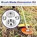 Trimmer Blade Kit Hardware Compatible with Echo SRM 225 Brush Blade Conversion Kit C535000160 C535000150, Replacement Echo Brush Cutter Attachment Fits All SRM Series Except The High Torque Version