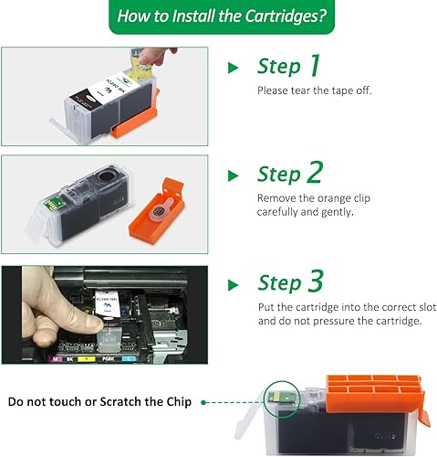 Miniatura 2 de PGI-280XL CLI-281XL Cartuchos de tinta, uso con PIXMA TR8620 TR8520 TS9120 TR7520 TS6120 TS8120
