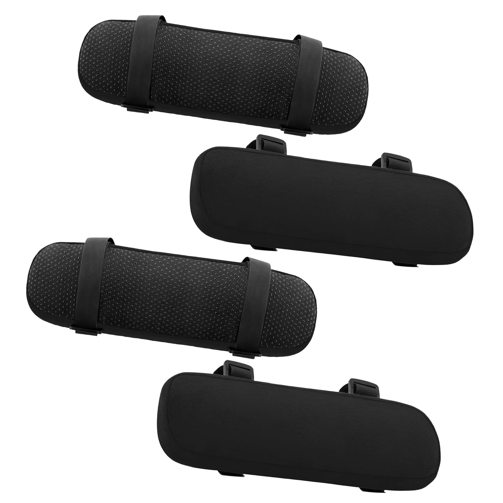4Pcs Office Armrest Pads, Thick Office Chair Arm Covers Memory Foam Seat Armrest Cushion Pads Removable Chair Arm Pad Rest Covers for Chairs Wheelchair Desk Ergonomic(23.5x7.5x3 cm)