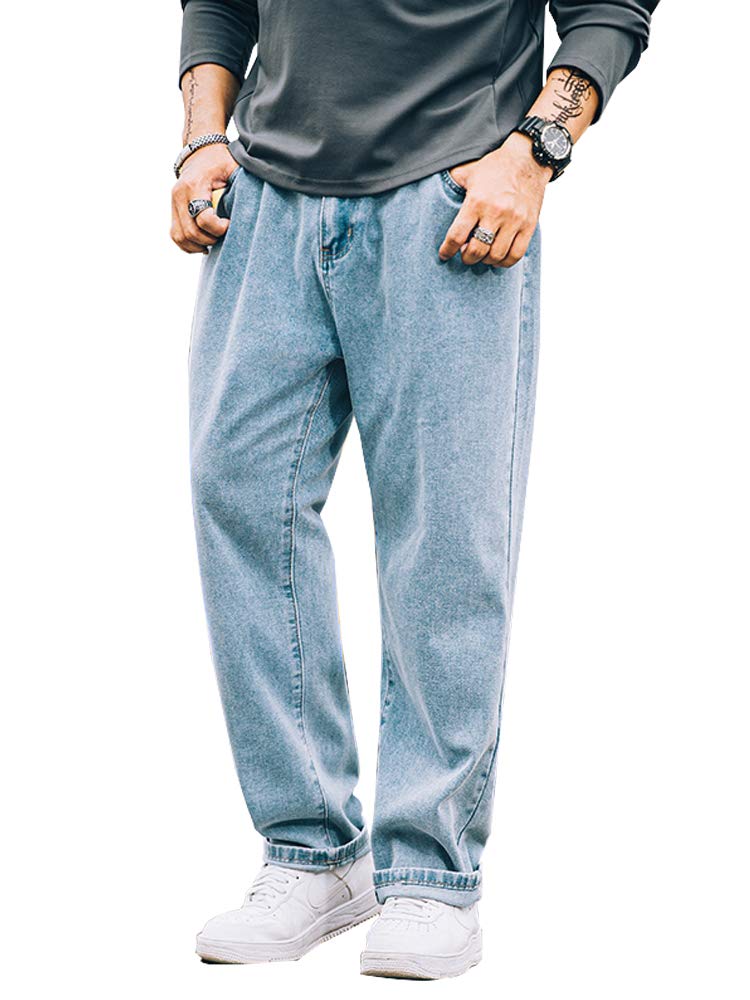 Amazon | [TIDEWORD] バギー パンツ ゆったり スーパー ワイド デニム