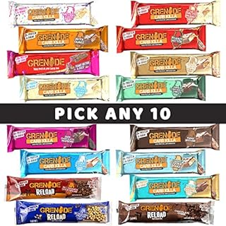 Grenade Carb Killa Pick any 10 High Protein and Low Carb Bars