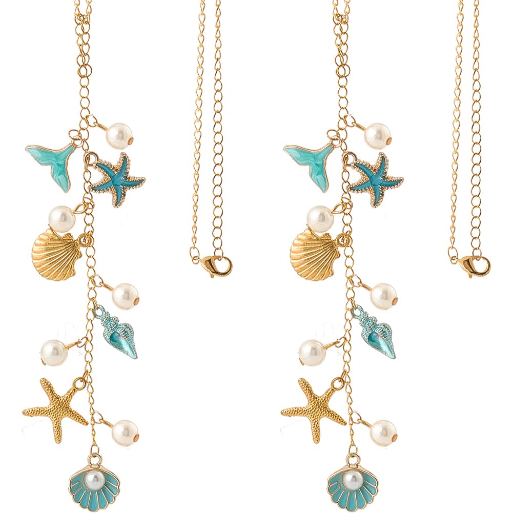 Colgantes de concha marina SUNNYCLUE con estrellas de mar para manualidades y bolsos chic