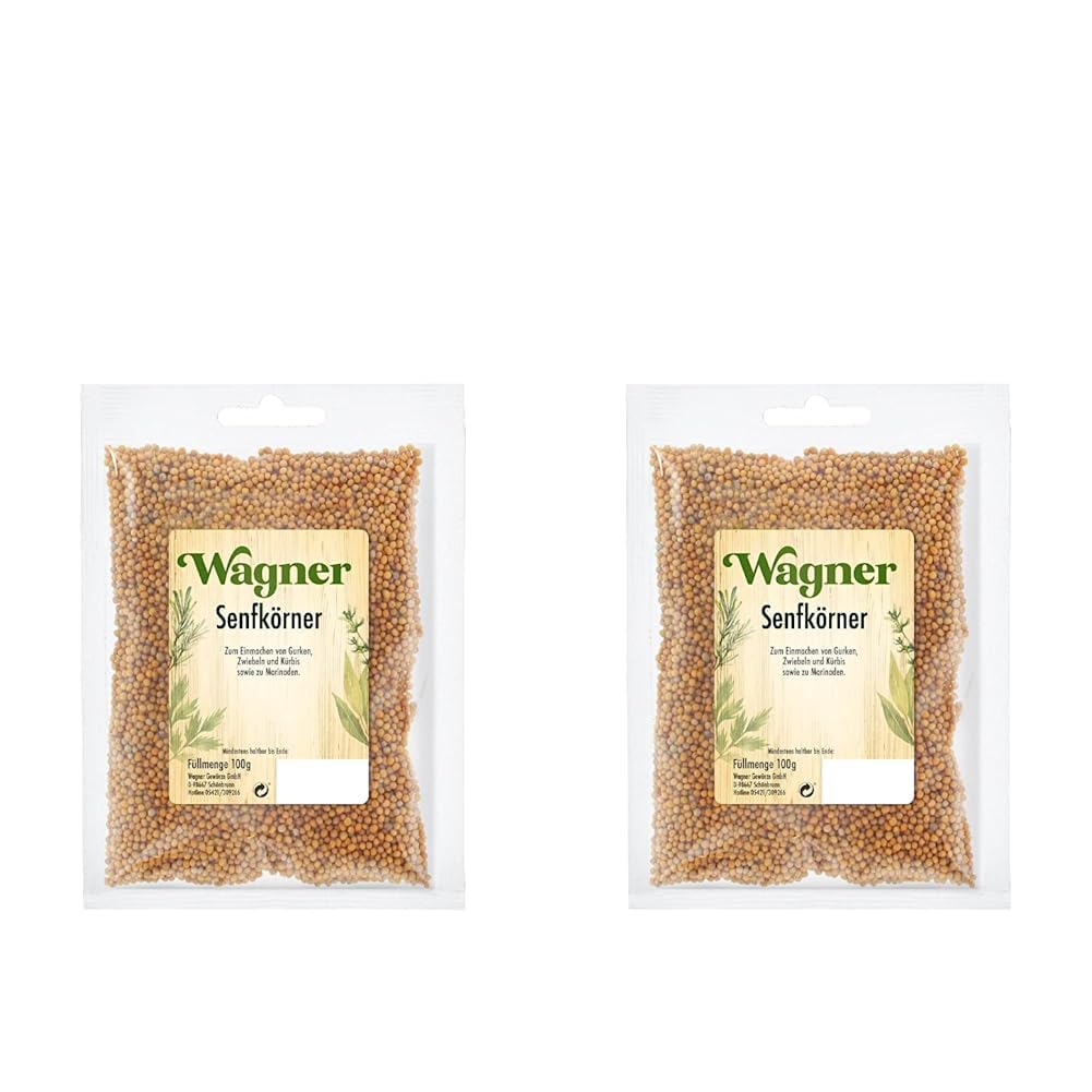 Wagner Gewürze Senfkörner (1 x 100 g) (Packung mit 2)