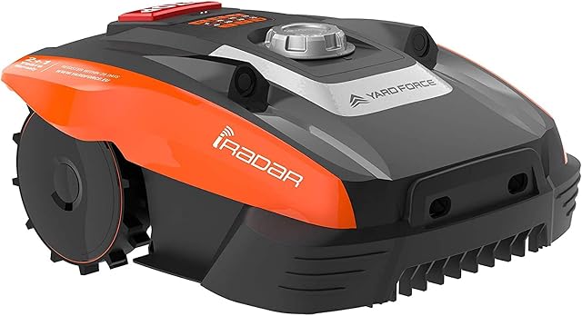 Yard Force Compact 300RBS Robotic Lawnmower with i-Radar - Active Safety Ultrasonic Technology for Lawns up to 300m²
