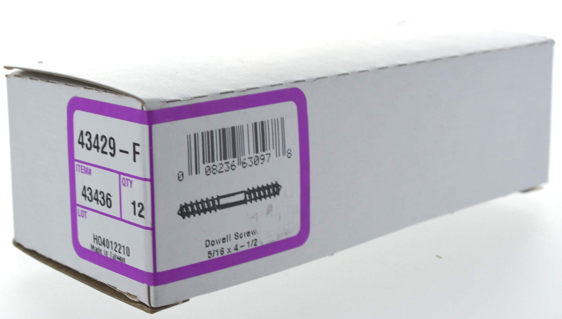 The Hillman Group 43436 5/40,6 cm x 4 – 1/5,1 cm tasselli a vite, 12-pack