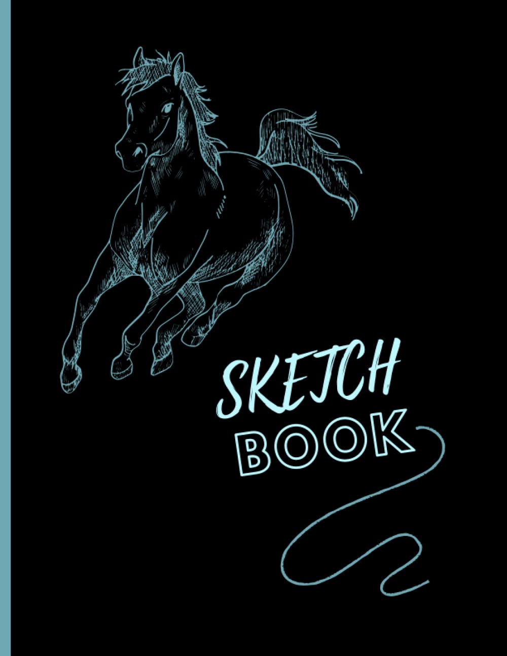 Sketchbook Blackpaper: sketchbook for drawing | 120 pages , 8.5x11 inch ideal size | Sketching and More