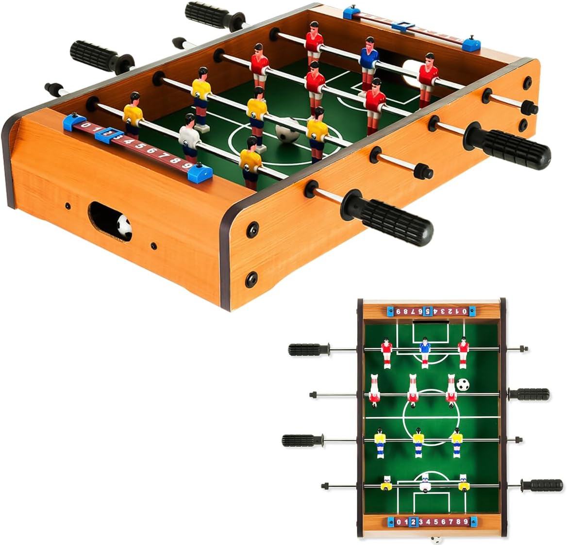 Crystals Table Football Table Top Football Game Wooden Foosball