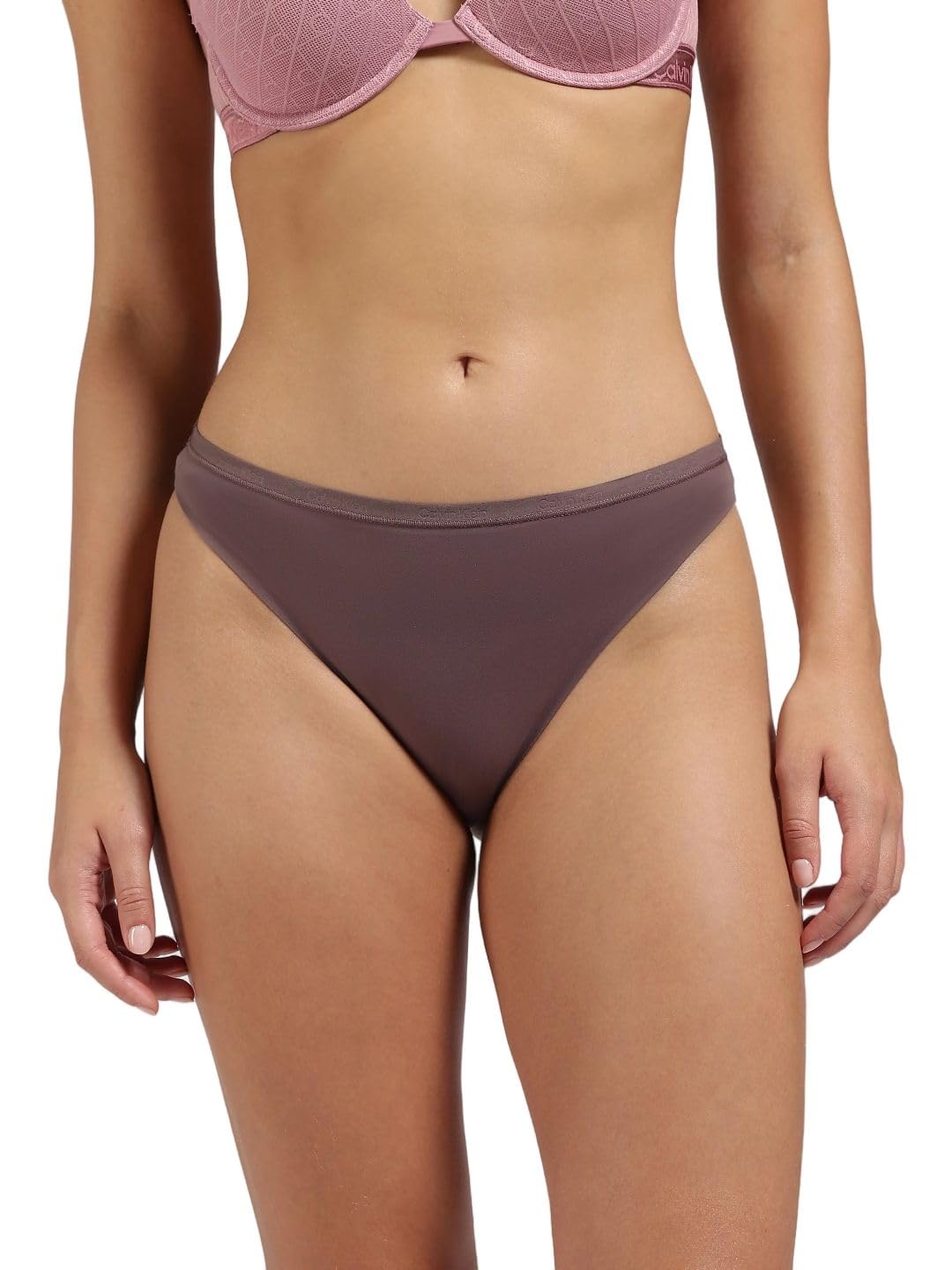 calvin klein underwear Beige Solid Mid Rise Brief-picture-35