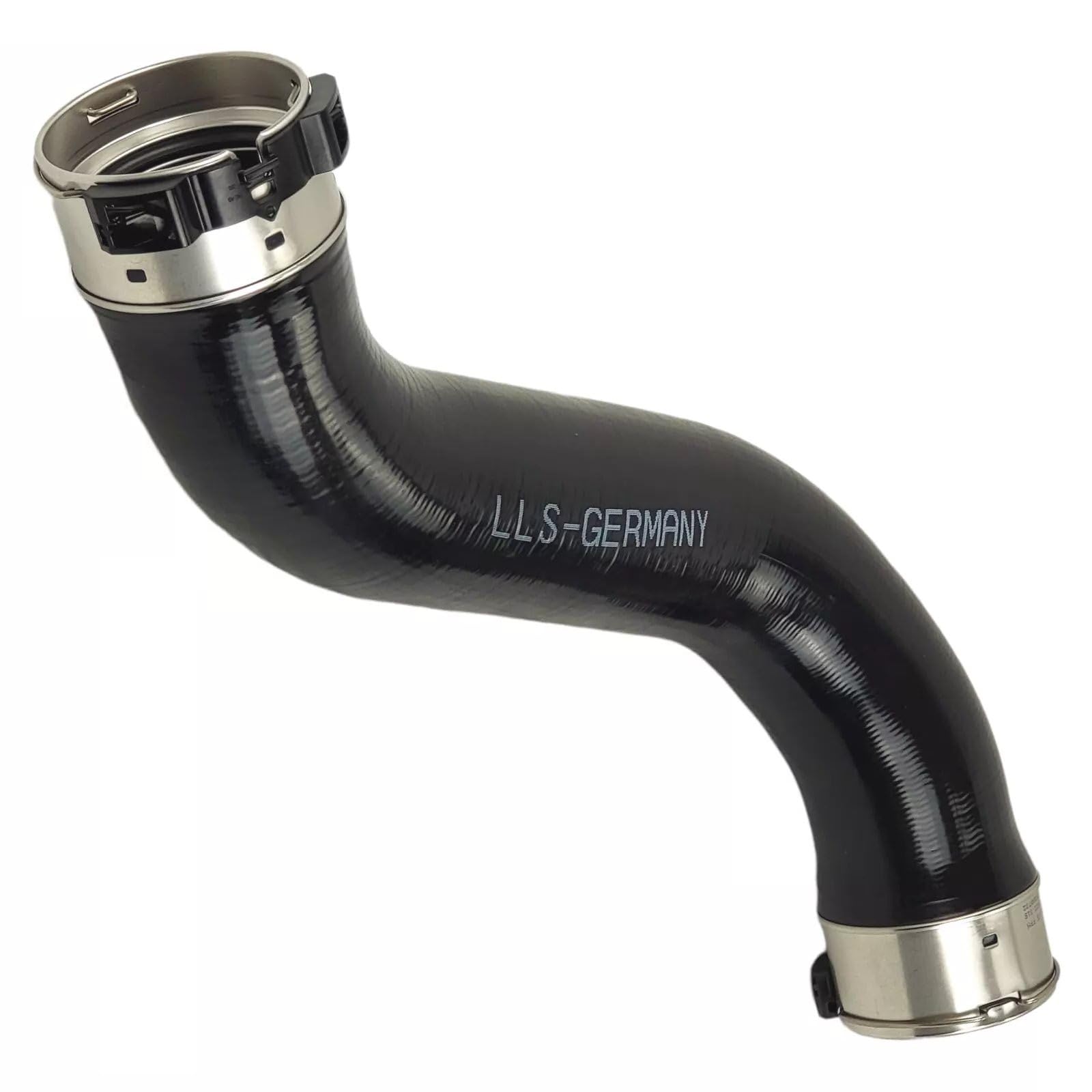 LLS-GERMANY Tubo d'aria di carica turbo compatibile con NP300 Navara Pick-up (D23, D23T), 2.3 dCi, 2.3 dCi 4x4, 160 PS, 163 PS, 190 PS, 144634JA1C, 144634JA0A, 144634JA0C, connettore originale HENN