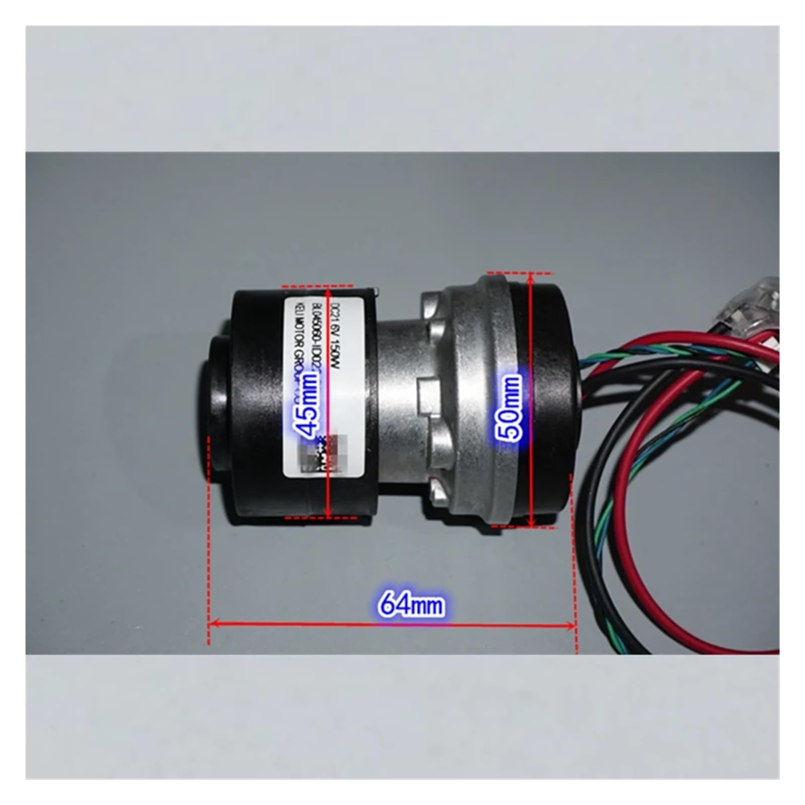 Ventilador Sin Escobillas For Fregadora De Suelos Con Aspiración BL045060, Motor Sin Escobillas De 21,6 V Y 150 W