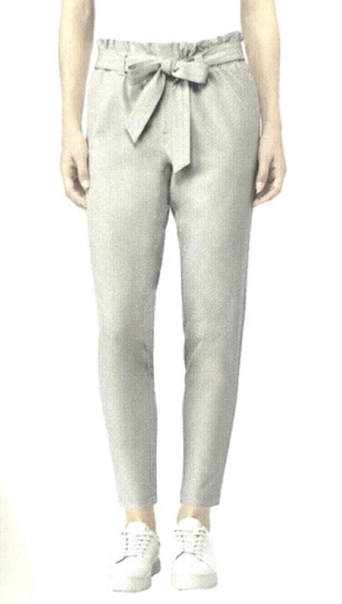Degrees 32 Ladies Tie Front Stretch Ankle Length Pants Clay X-Large